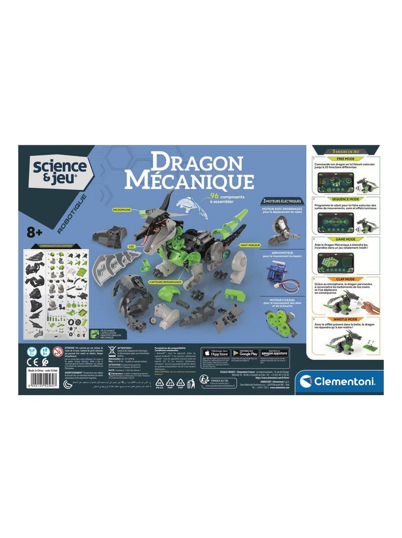 Science et jeu : Robotique : Dragon mécanique Multicolore - Kiabi