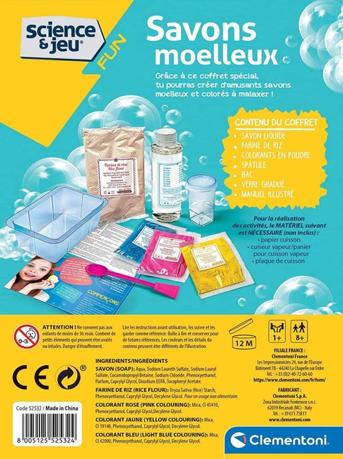 Science et jeu : Savons moelleux - Kiabi