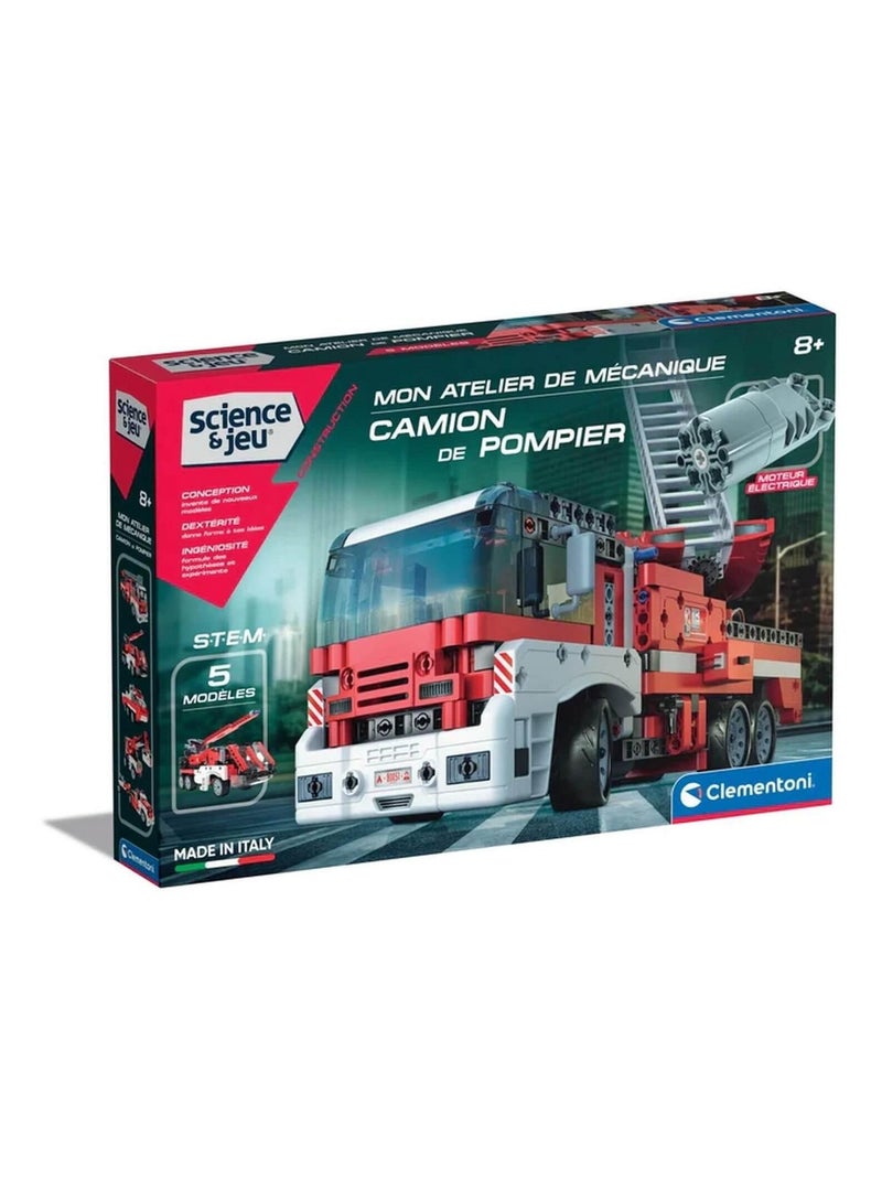 Science & Jeu : Mon atelier de mécanique : Camion de pompier ...