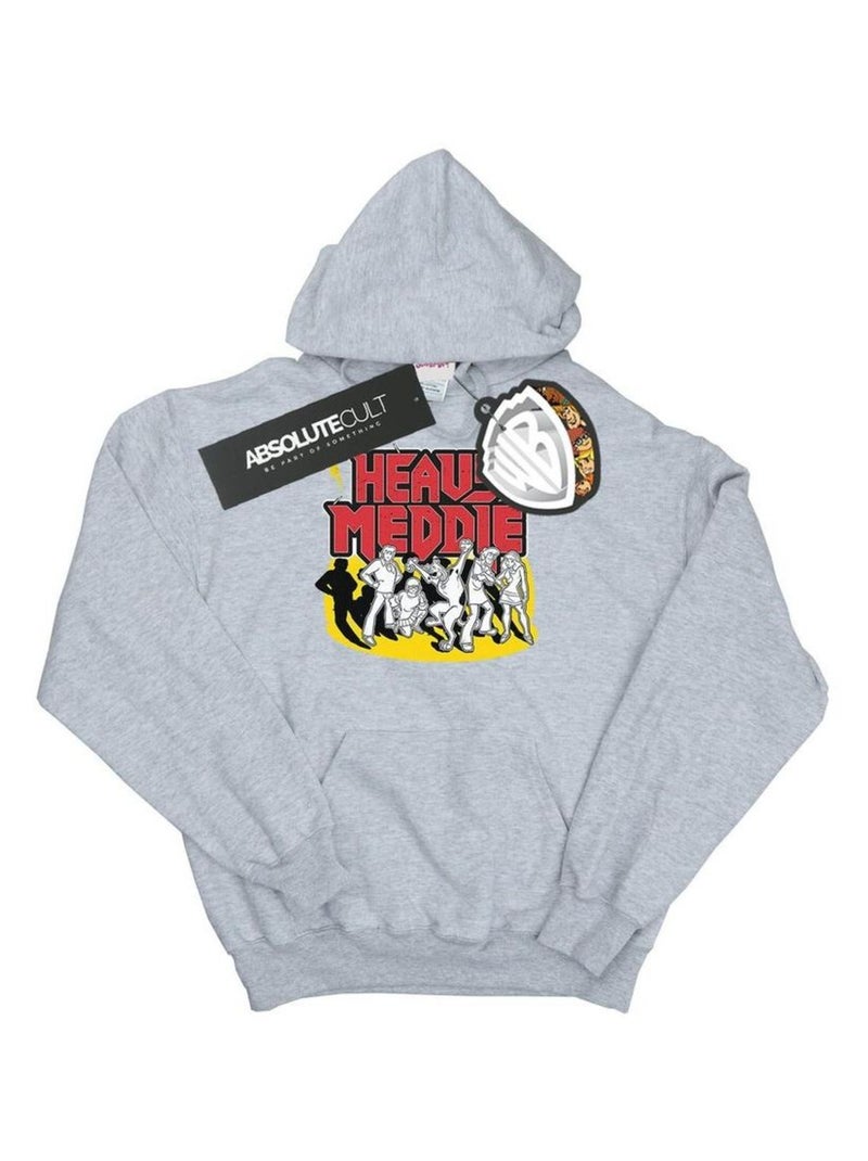 Scooby Doo - Sweat à capuche HEAVY MEDDLE Gris chiné - Kiabi