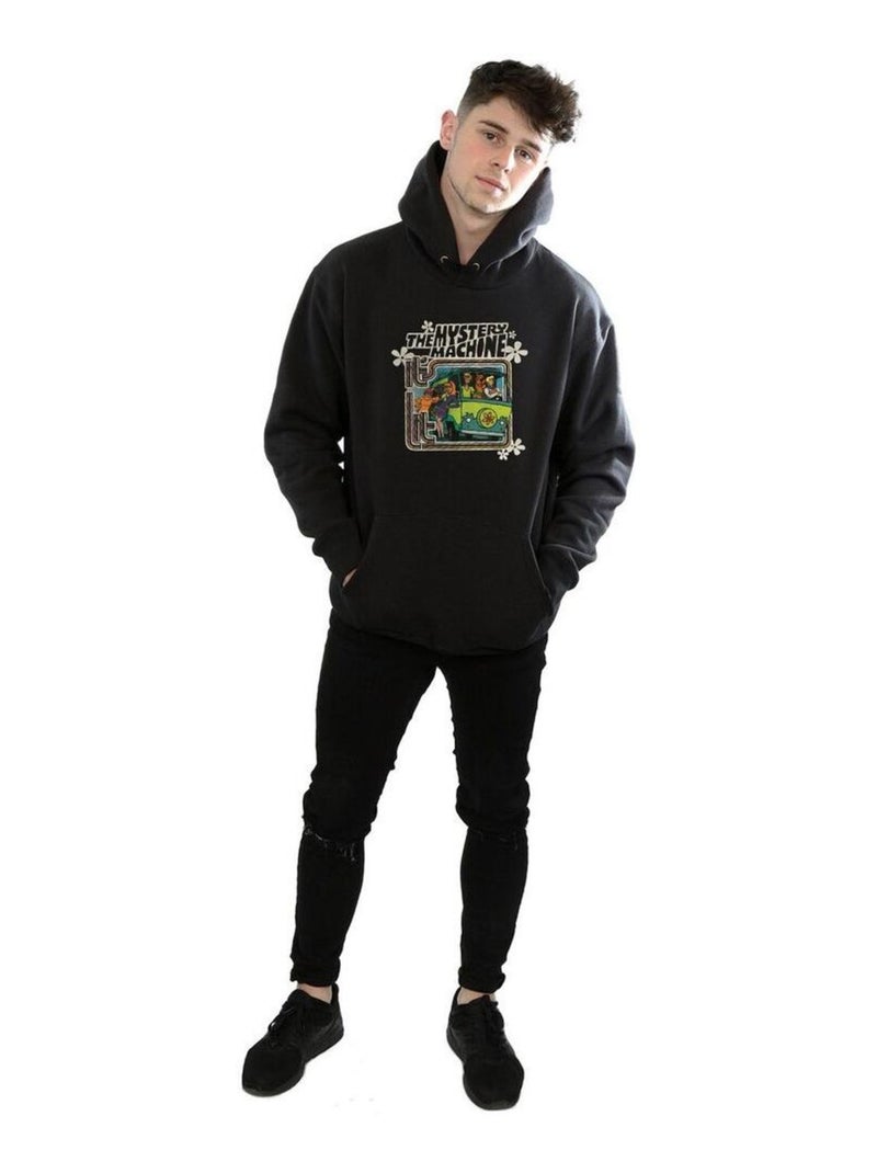 Scooby-Doo - Sweat à capuche MYSTERY MACHINE Noir - Kiabi