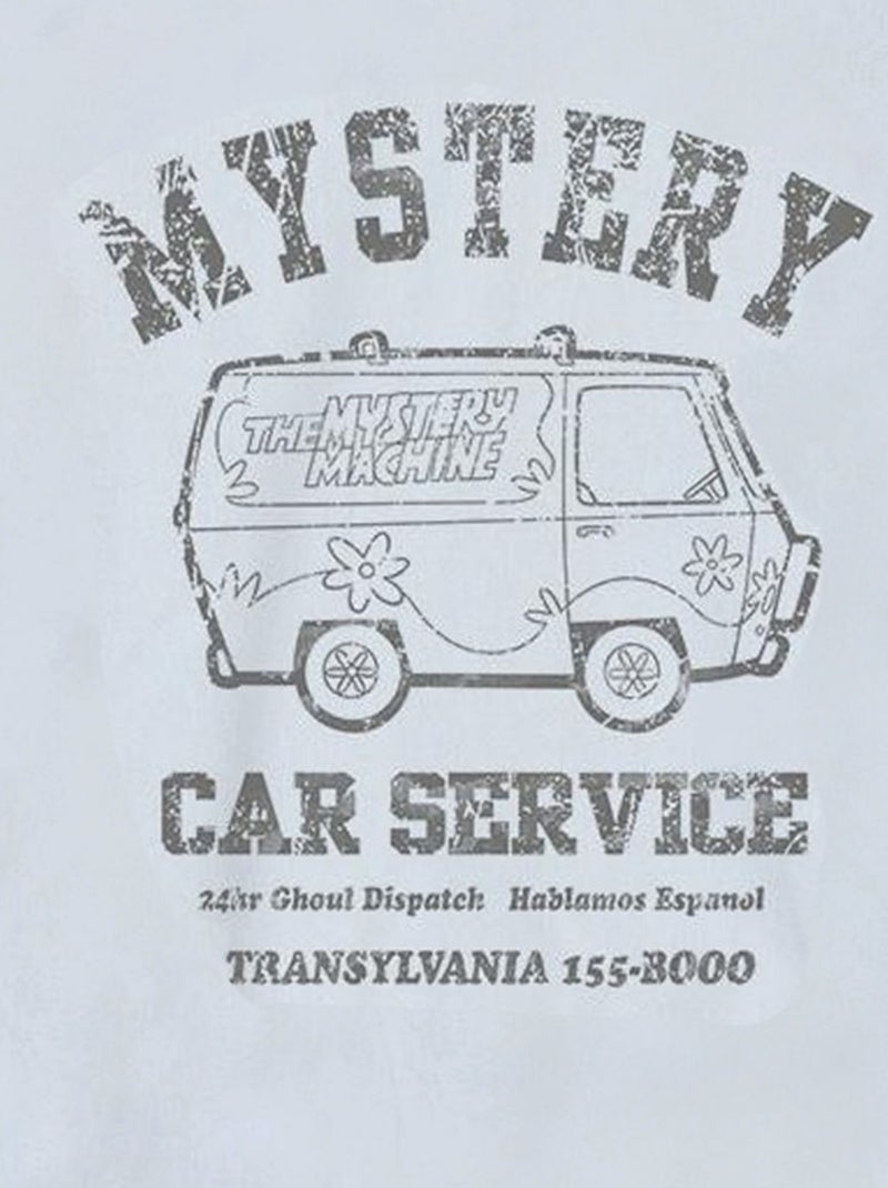 Scooby-Doo - Sweat MYSTERY CAR SERVICE Blanc - Kiabi