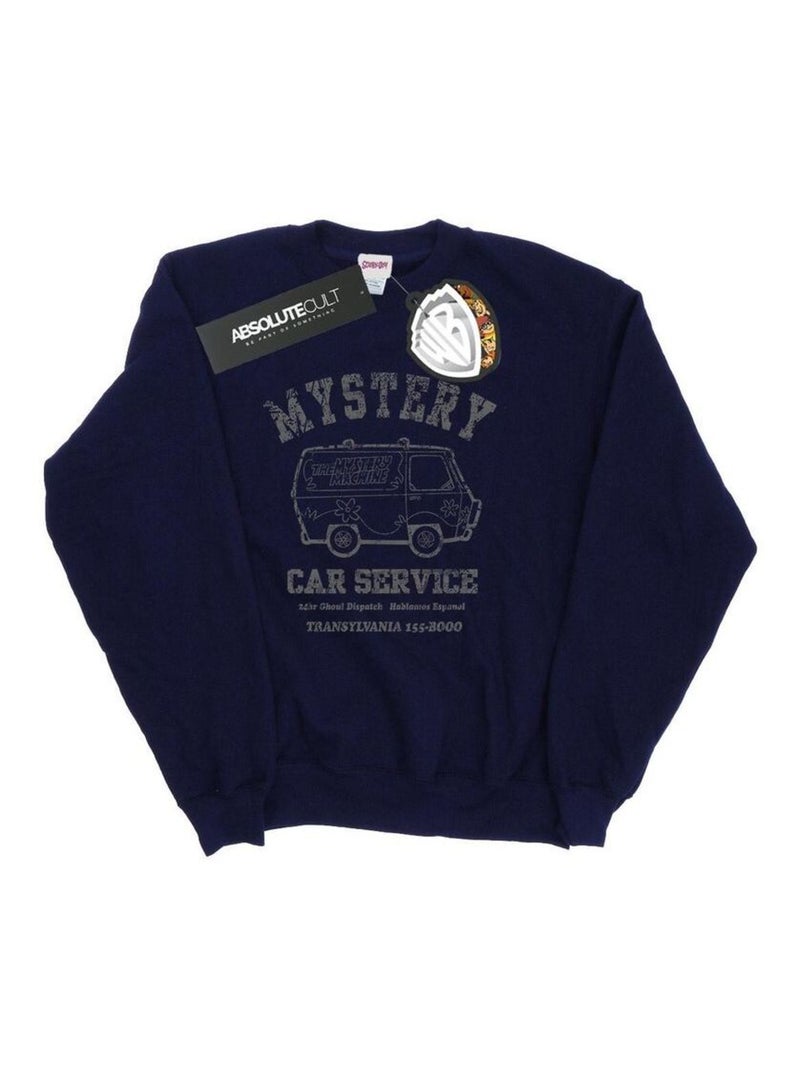 Scooby Doo - Sweat MYSTERY CAR SERVICE Bleu marine - Kiabi