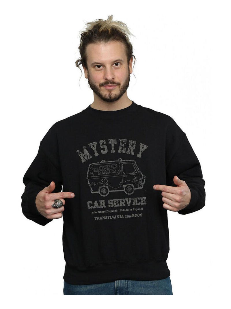 Scooby Doo - Sweat MYSTERY CAR SERVICE Noir - Kiabi