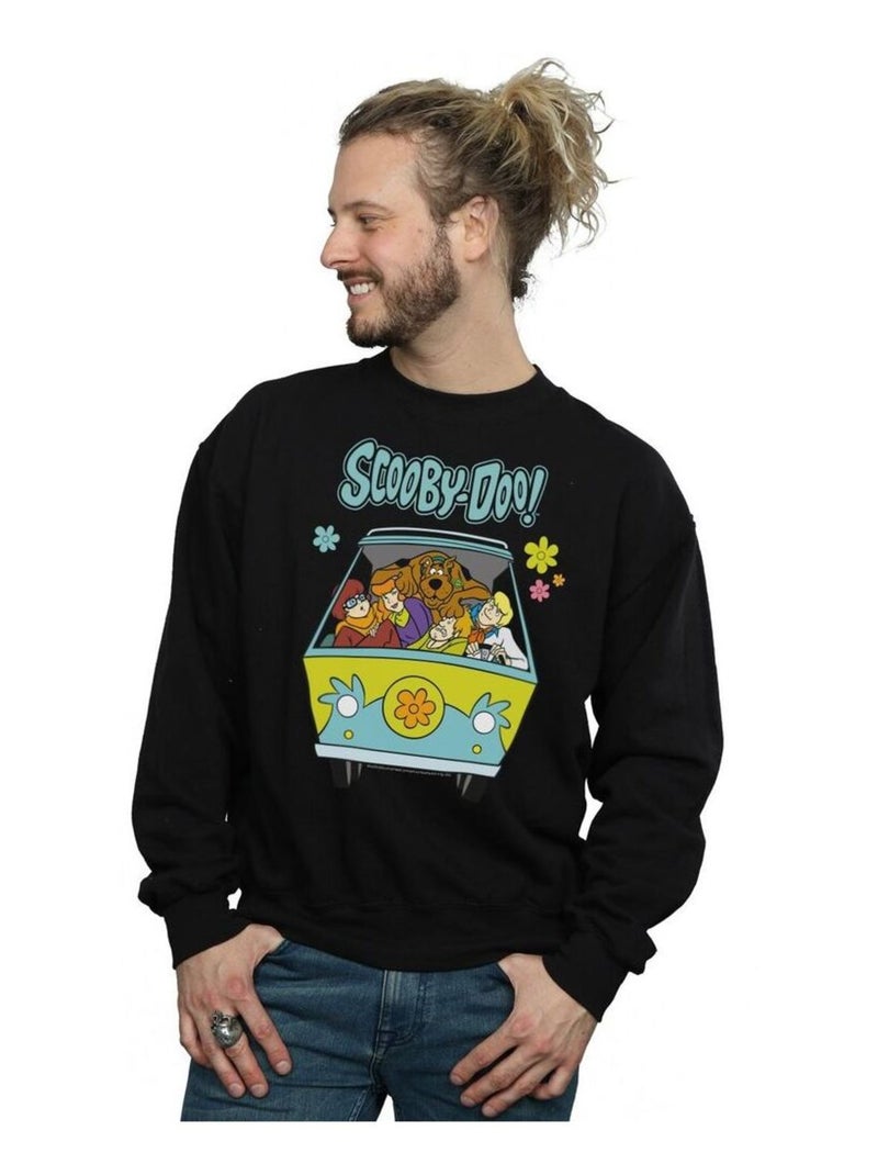 Scooby Doo - Sweat MYSTERY MACHINE Noir - Kiabi