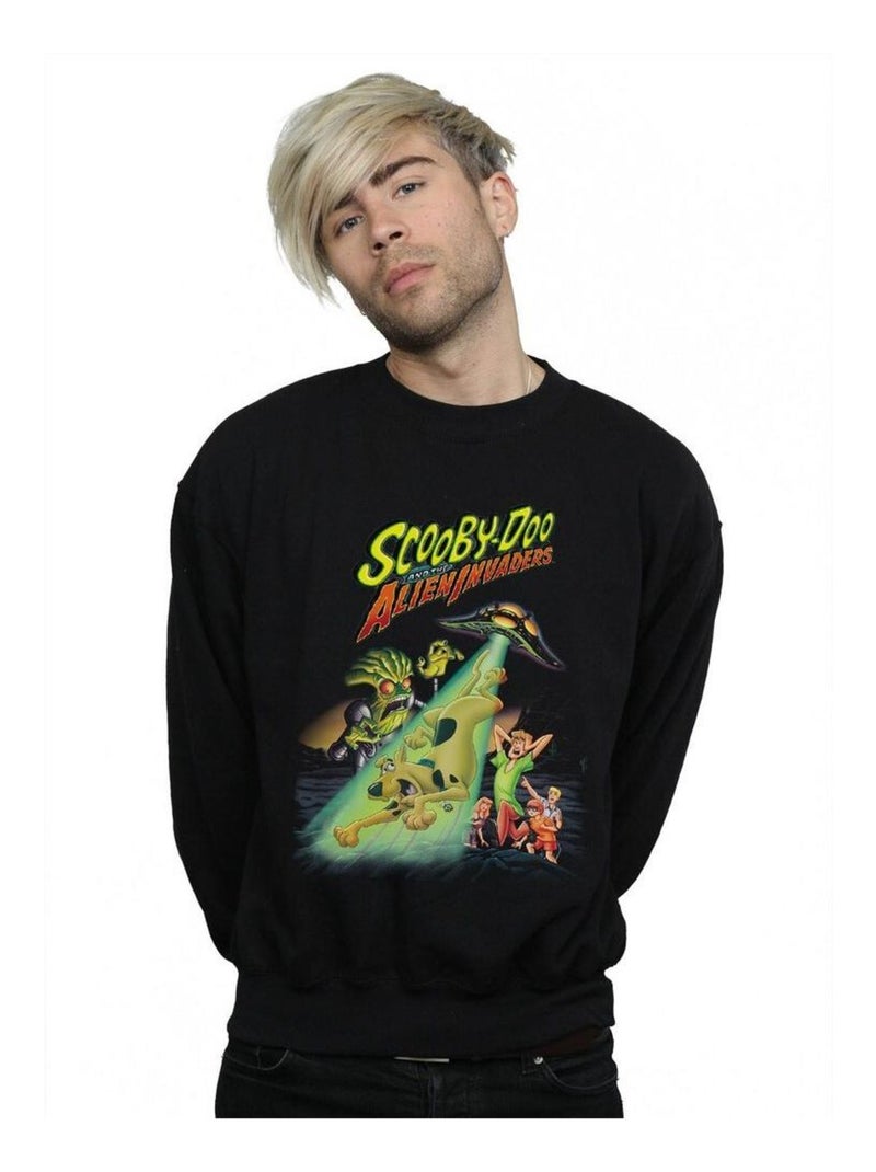 Scooby Doo - Sweat THE ALIEN INVADERS Noir - Kiabi