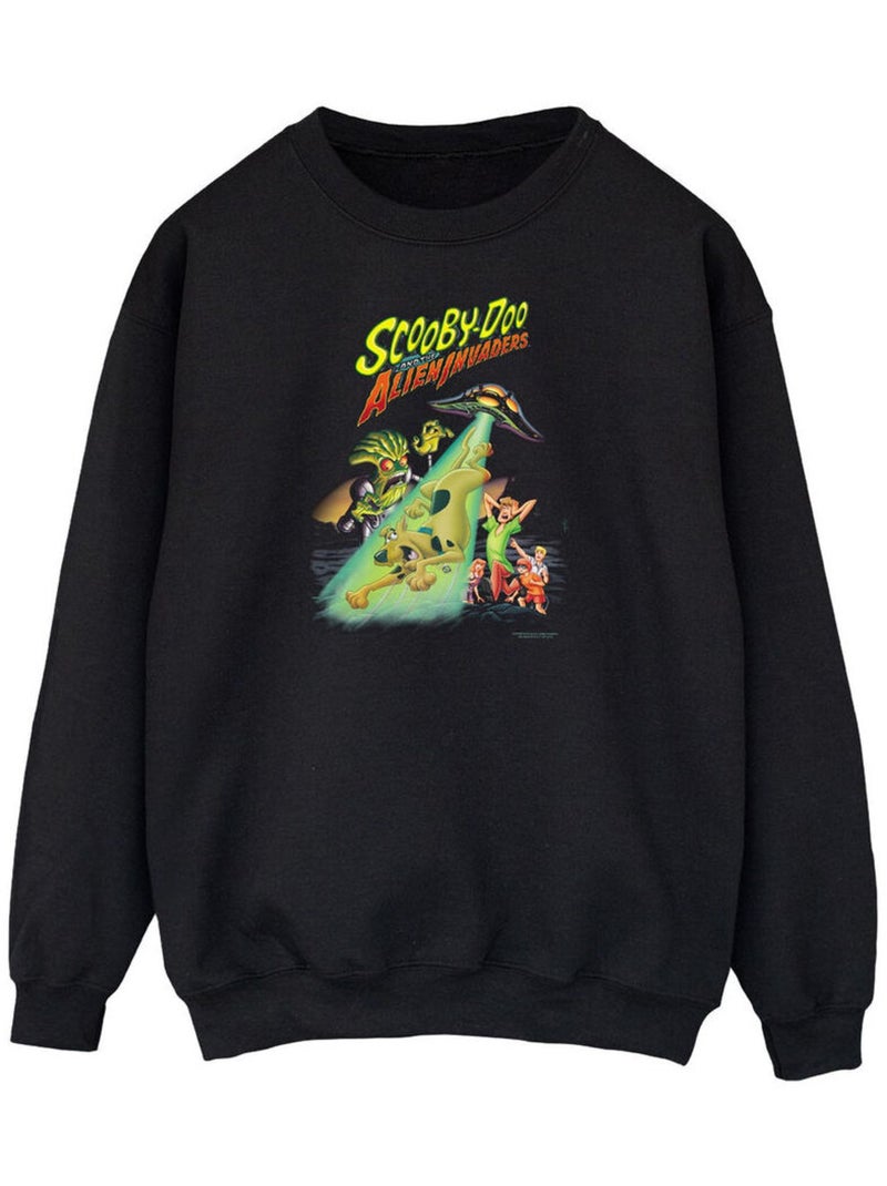 Scooby-Doo - Sweat THE ALIEN INVadorS (Daphné Blake, Fred, Scooby-Doo, Sammy, Vera Dinkley) Noir - Kiabi