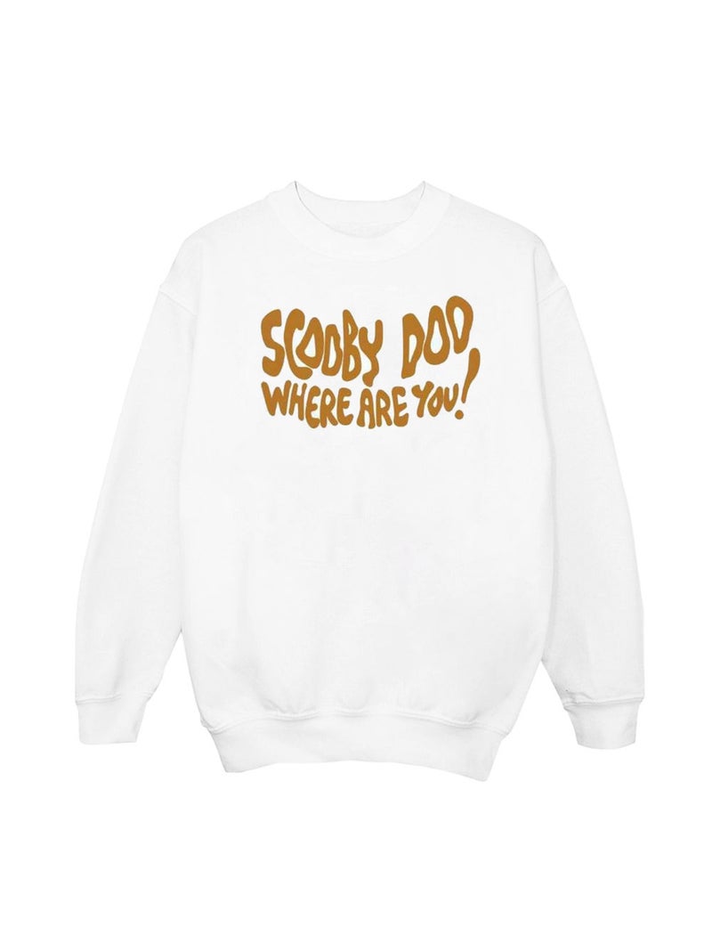 Scooby-Doo - Sweat WHERE ARE YOU Blanc - Kiabi