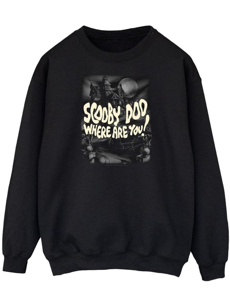 Scooby-Doo - Sweat WHERE ARE YOU? Noir - Kiabi