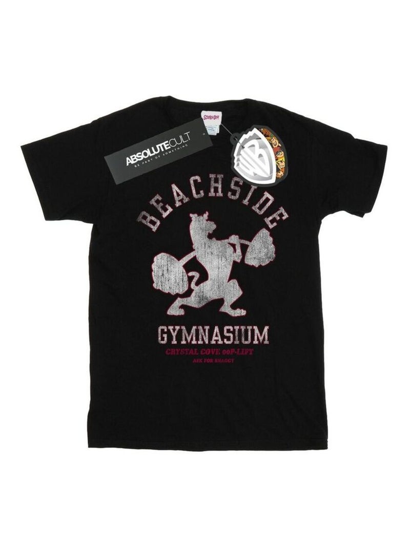 Scooby Doo - T-shirt BEACHSIDE GYMNASIUM Noir - Kiabi