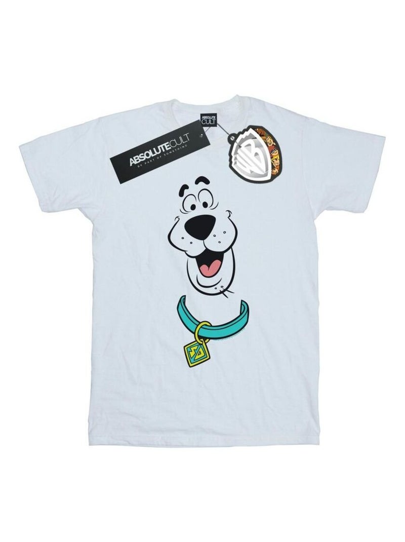 Scooby Doo - T-shirt BIG FACE Blanc - Kiabi