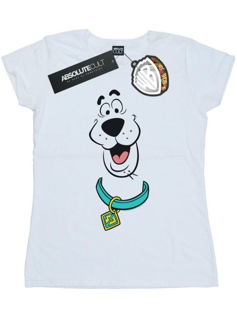 Scooby Doo - T-shirt BIG FACE Blanc - Kiabi