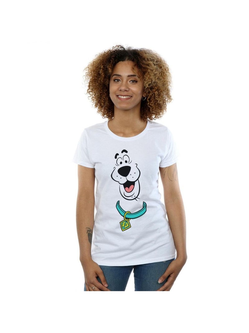 Scooby Doo - T-shirt BIG FACE Blanc - Kiabi