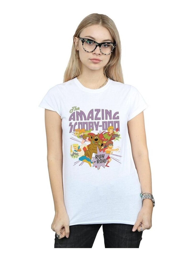 Scooby Doo - T-shirt Blanc - Kiabi