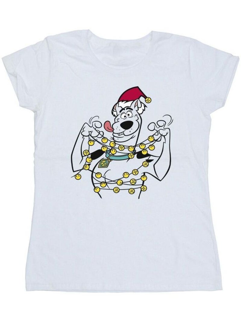 Scooby Doo - T-shirt CHRISTMAS BELLS Blanc - Kiabi
