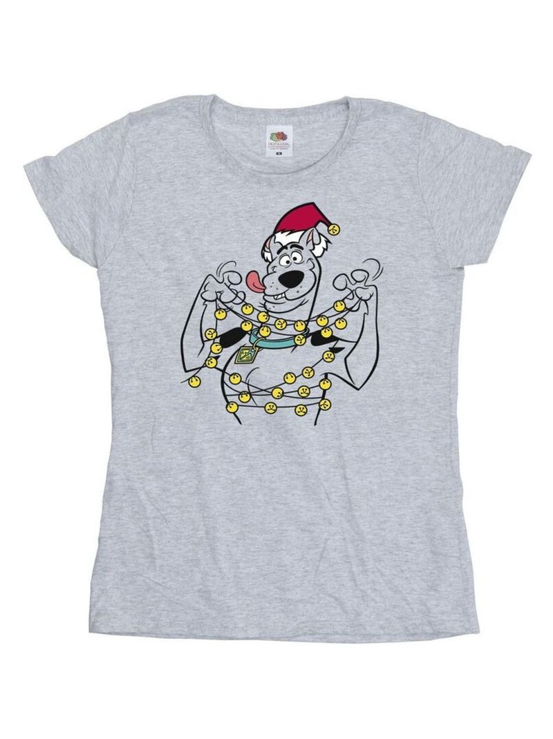 Scooby Doo - T-shirt CHRISTMAS BELLS Gris chiné - Kiabi