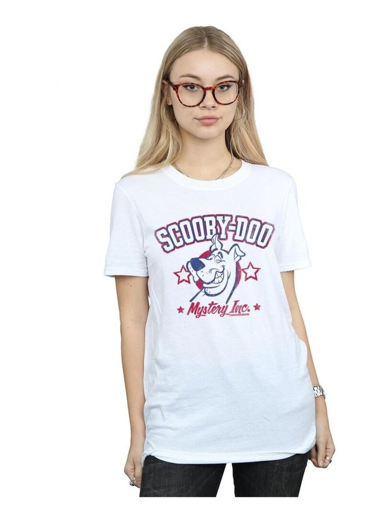 Scooby Doo - T-shirt COLLEGIATE Blanc - Kiabi