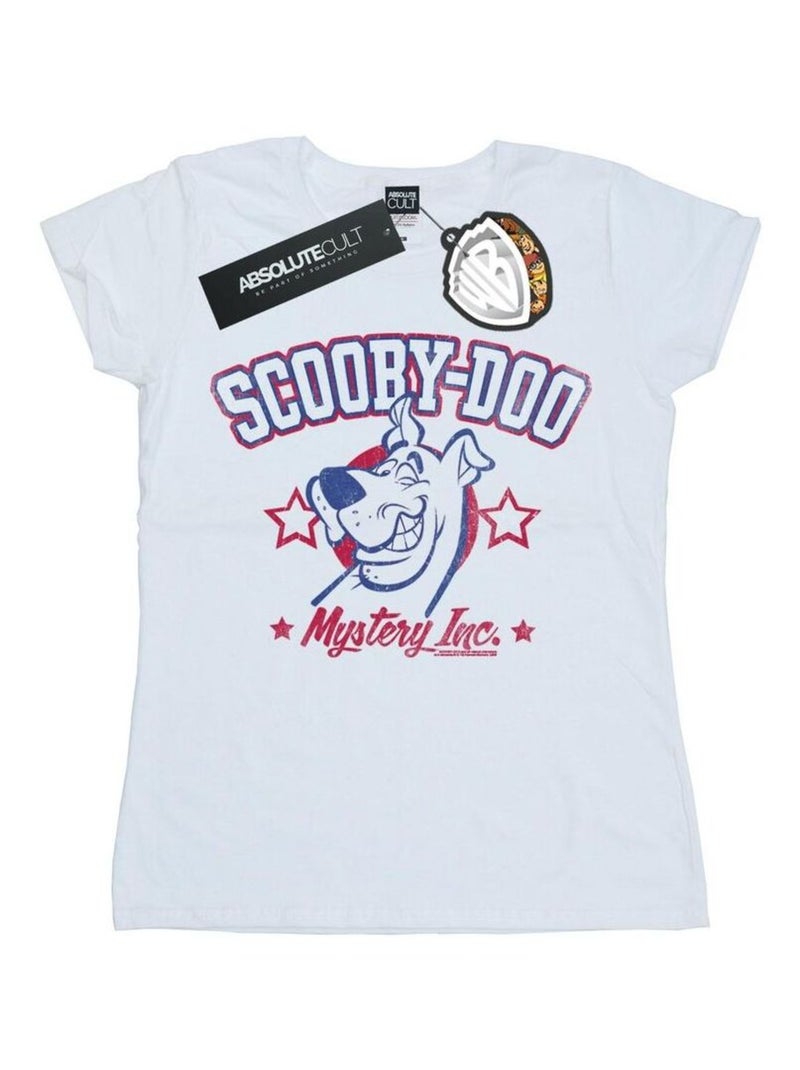 Scooby Doo - T-shirt COLLEGIATE Blanc - Kiabi