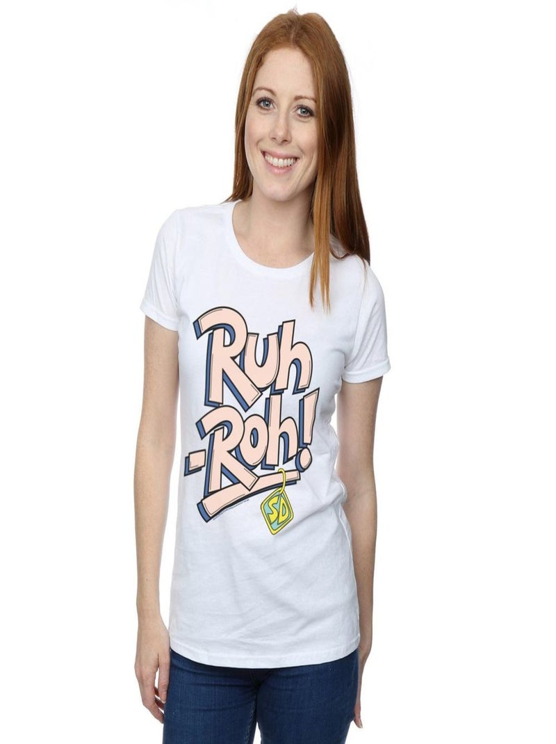 Scooby Doo - T-shirt DOG TAG Blanc - Kiabi