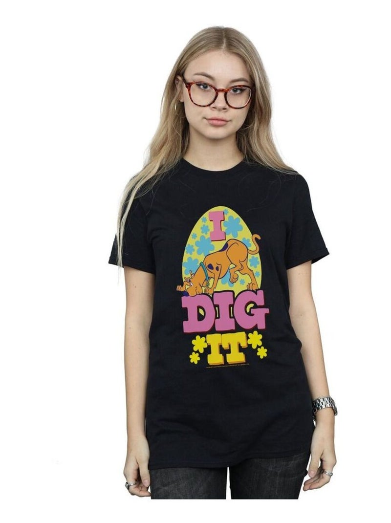 Scooby Doo - T-shirt EASTER Noir - Kiabi