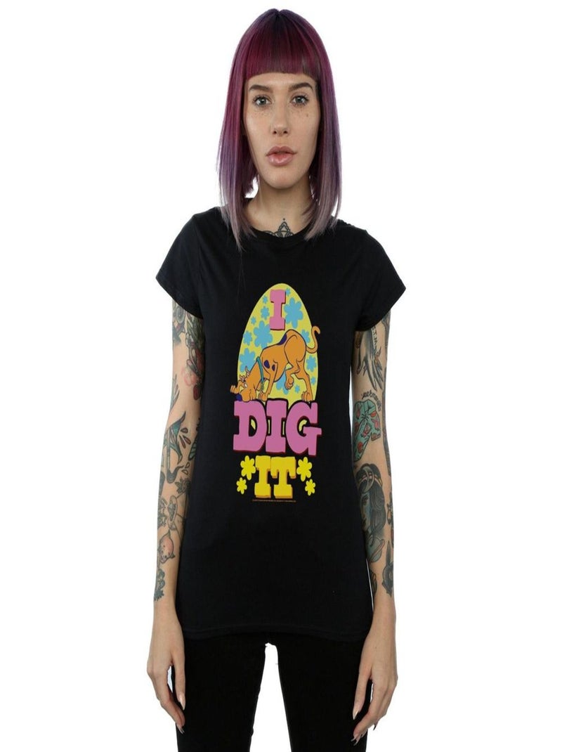 Scooby Doo - T-shirt EASTER Noir - Kiabi