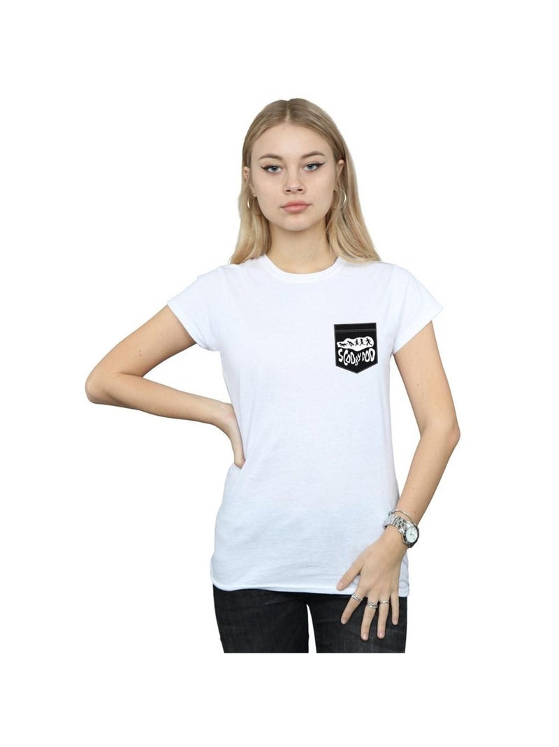 Scooby Doo - T-shirt FAUX POCKET Blanc - Kiabi