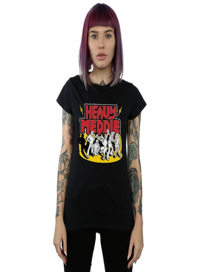 Scooby Doo - T-shirt HEAVY MEDDLE Noir - Kiabi