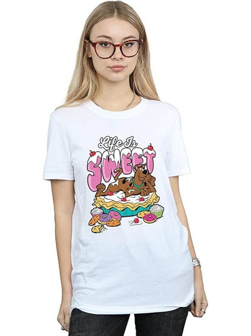Scooby-Doo - T-shirt LIFE IS SWEET (Scooby-Doo) - Kiabi