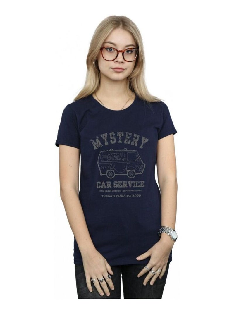 Scooby Doo - T-shirt MYSTERY CAR SERVICE Bleu marine - Kiabi