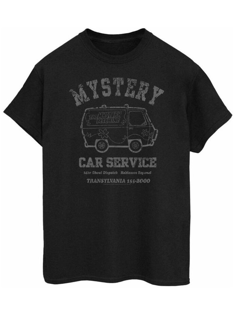 Scooby Doo - T-shirt MYSTERY CAR SERVICE Noir - Kiabi