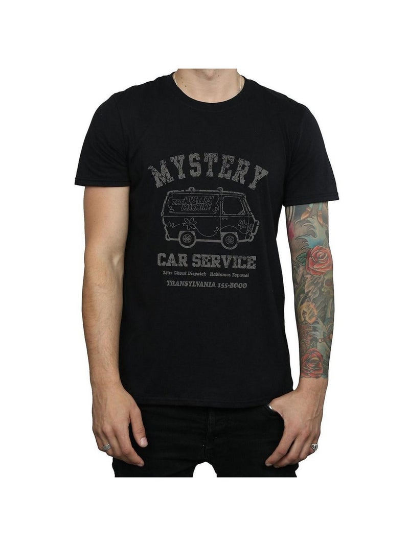 Scooby Doo - T-shirt MYSTERY CAR SERVICE Noir - Kiabi
