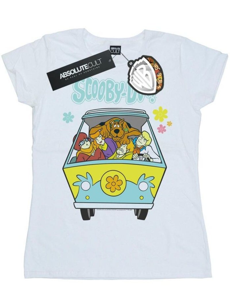 Scooby Doo - T-shirt MYSTERY MACHINE Blanc - Kiabi
