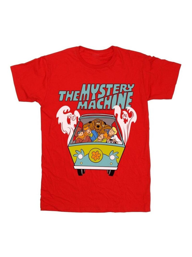 Scooby Doo - T-shirt MYSTERY MACHINE Rouge - Kiabi