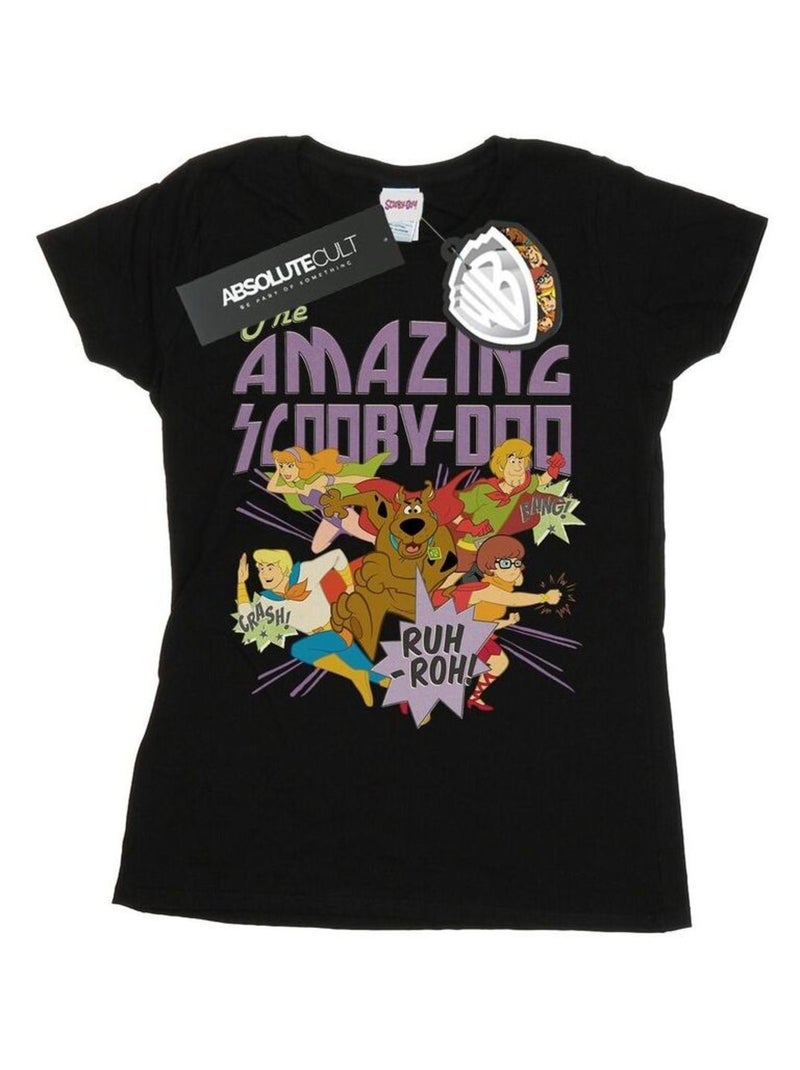 Scooby Doo - T-shirt Noir - Kiabi