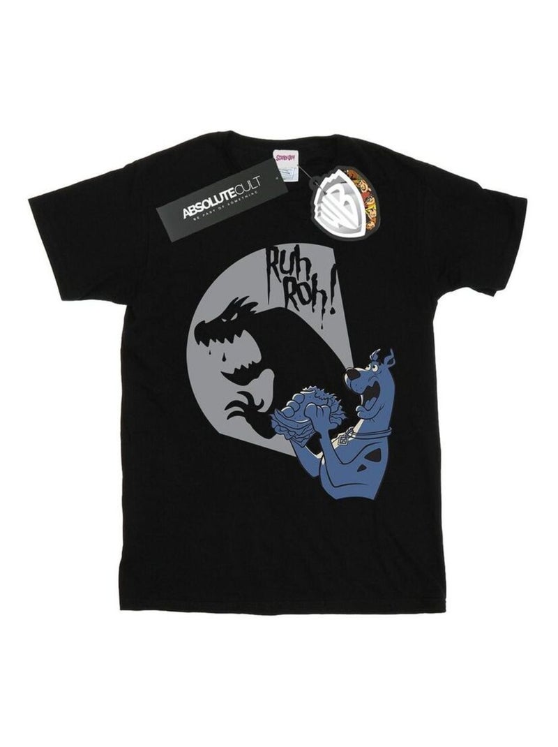 Scooby Doo - T-shirt RUH ROH Noir - Kiabi