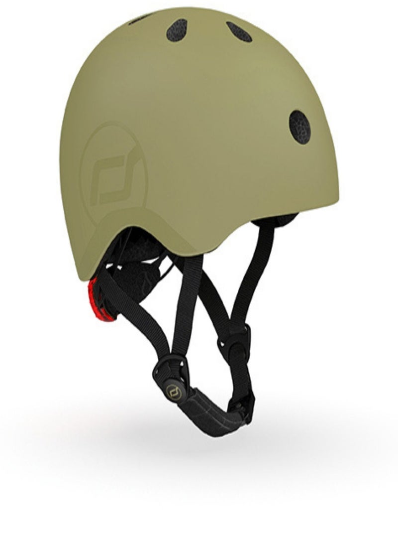 Scoot And Ride - Casque pour enfant Olive (taille S-M) Vert - Kiabi