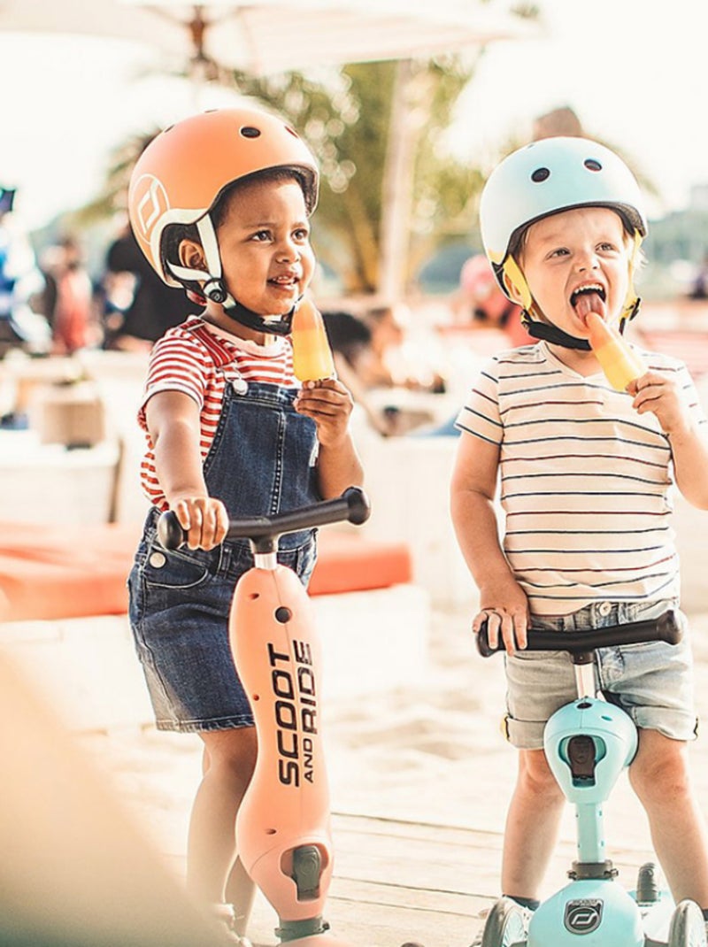 Scoot And Ride - Casque pour porteur évolutif Highwaykick Rose - Kiabi