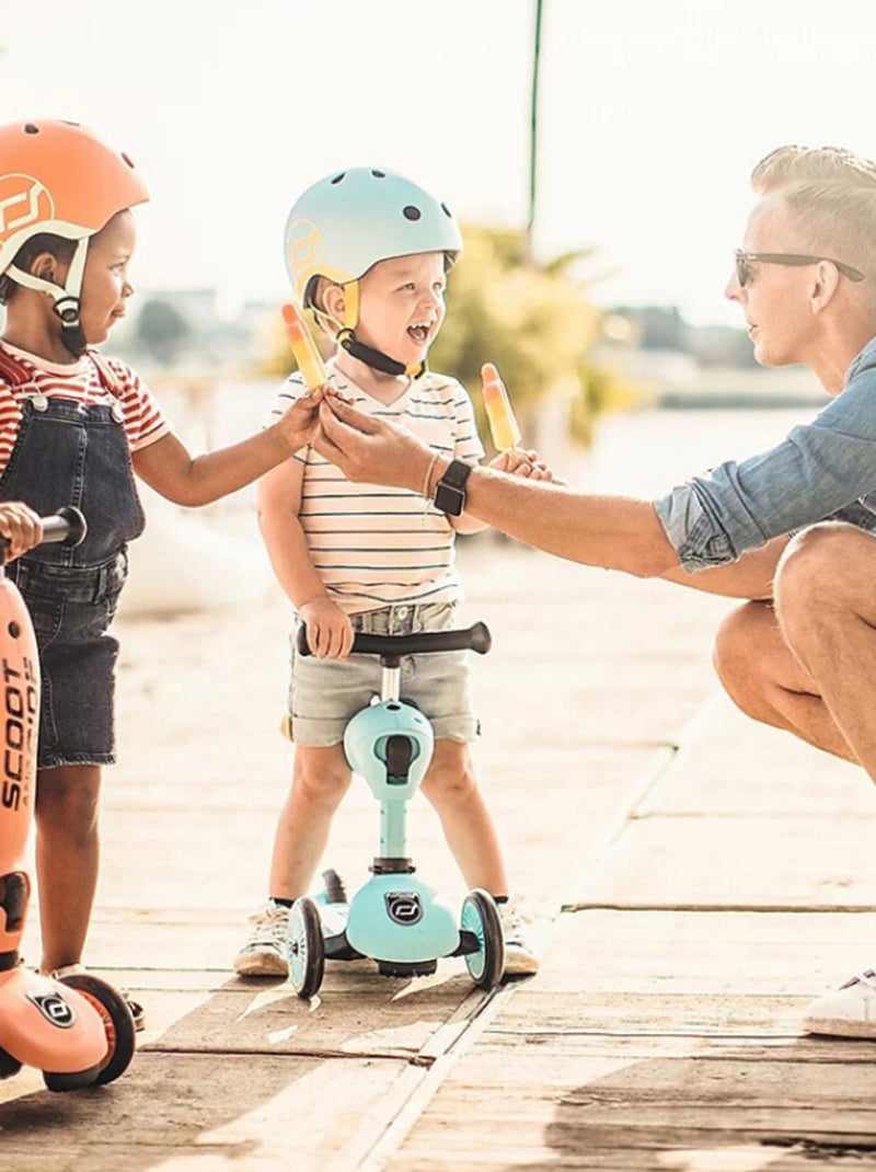 Scoot And Ride - Casque pour porteur évolutif Highwaykick Rose - Kiabi