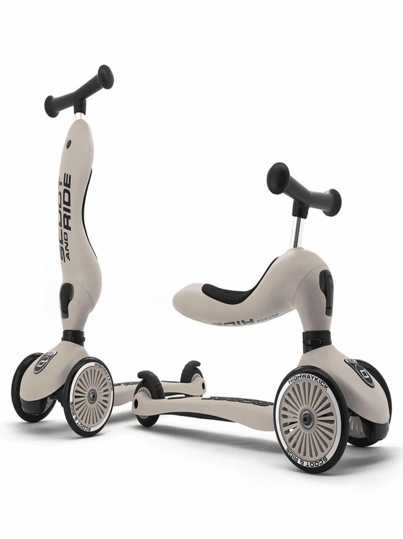 Scoot And Ride - Porteur évolutif en trottinette Highwaykick 1 Gris - Kiabi