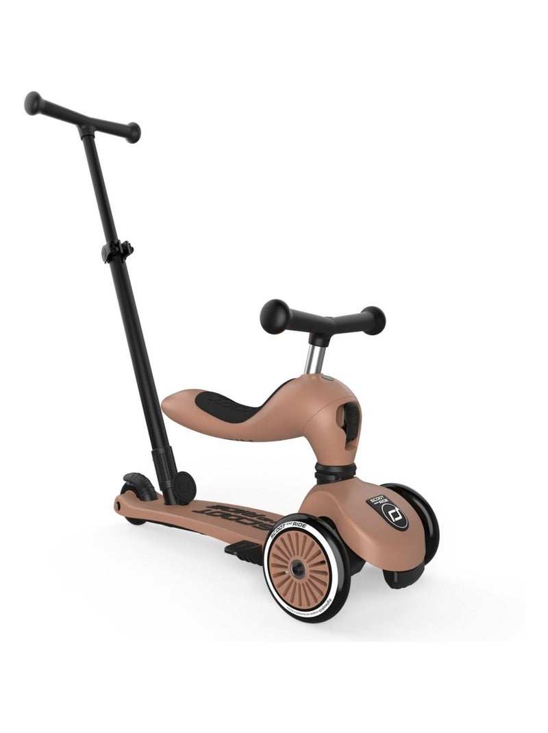 Scoot and ride - Porteur évolutif Highwaykick 1 Push and Go Marron - Kiabi