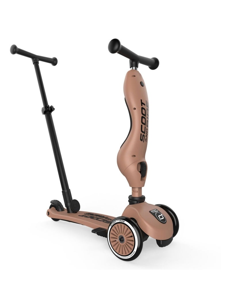 Scoot and ride - Porteur évolutif Highwaykick 1 Push and Go Marron - Kiabi