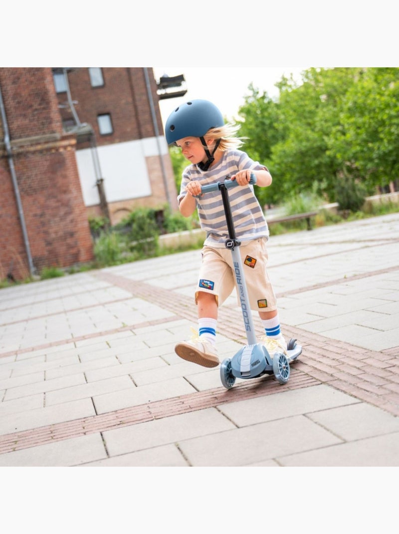 Scoot and ride - Trottinette Highwaykick 3 S LED Bleu - Kiabi