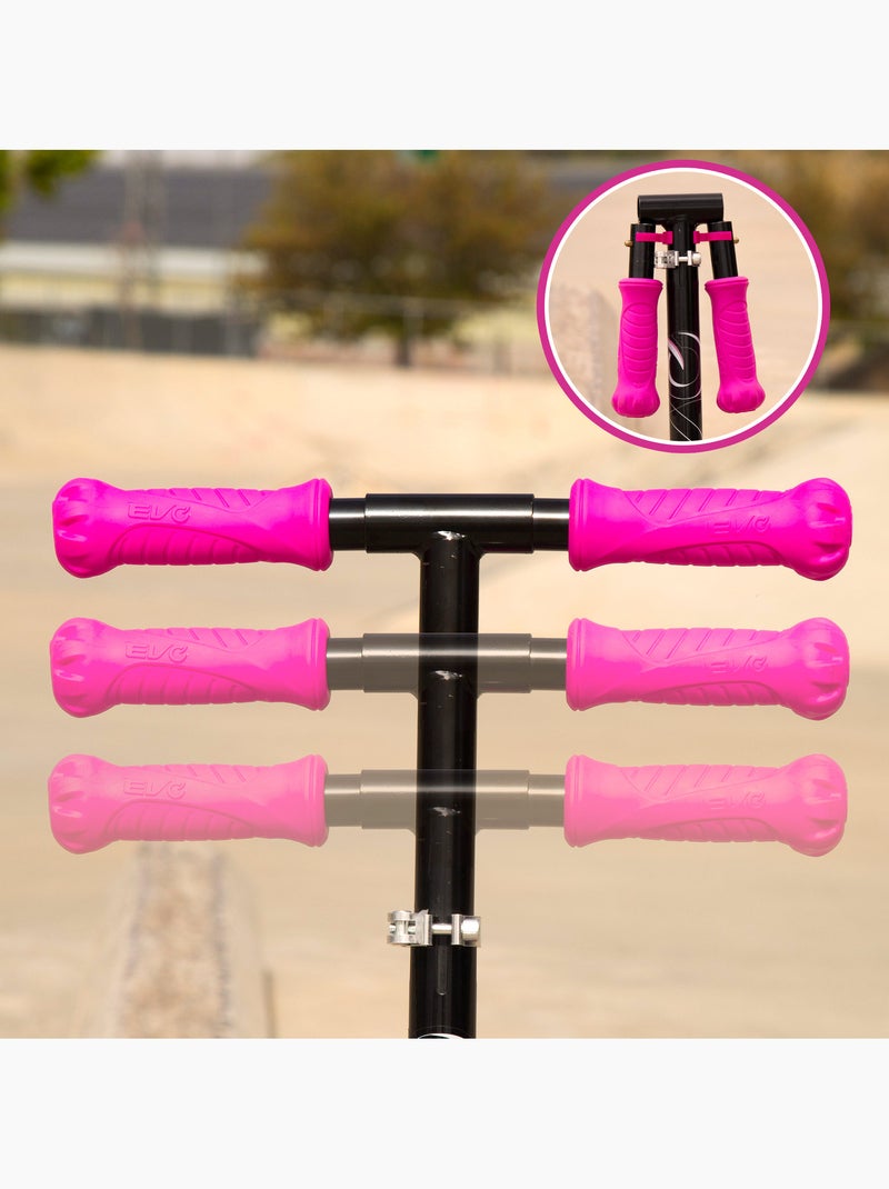 Scooter 2 roues pliable et ajustable evo Rose - Kiabi