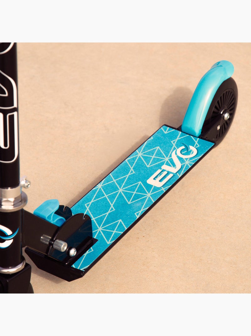Scooter 2 roues pliable et réglable evo Bleu - Kiabi