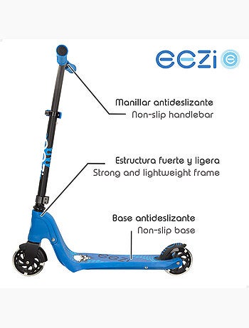 Scooter à 2 roues avec lumières eezi