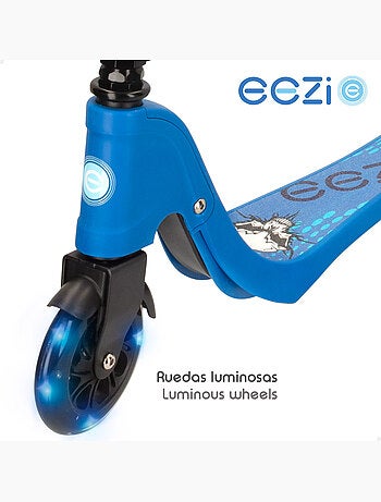 Scooter à 2 roues avec lumières eezi