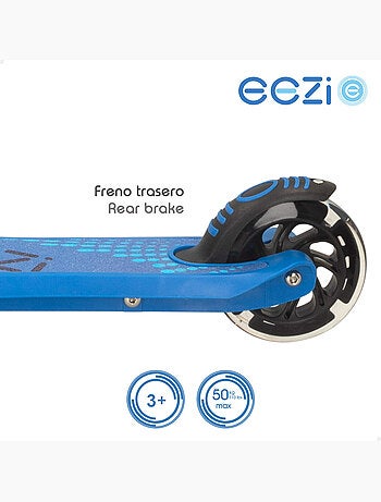 Scooter à 2 roues avec lumières eezi