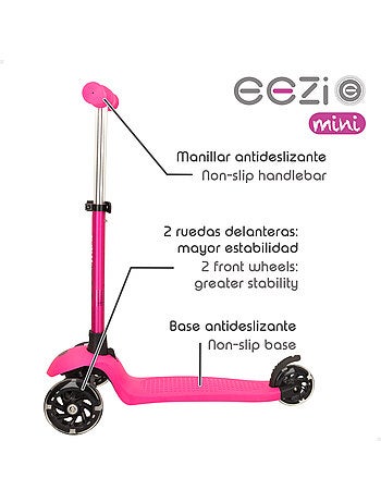 Scooter à 3 roues avec guidon amovible eezi