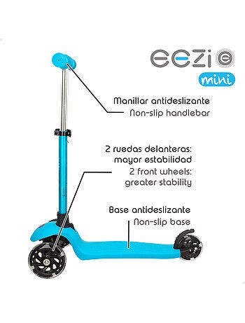 Scooter à 3 roues avec guidon amovible eezi