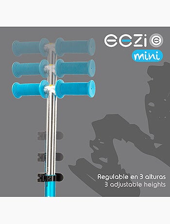 Scooter à 3 roues avec guidon amovible eezi